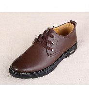 Men's Shoes Casual Leather Oxfords Brown