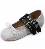 Non Customizable Women's Dance Shoes Leatherette Leatherette Ballet / Latin Flats Flat Heel Practice