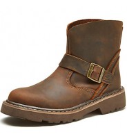 Shoes Outdoor / OfficeCareer / PartyEvening / Athletic / Casual Leather Boots Brown