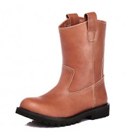 Shoes Outdoor / Athletic / Casual Leather Boots Black / Brown