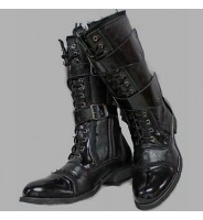 Shoes Outdoor / OfficeCareer / PartyEvening / Dress / Casual Canvas / Patent Leather Boots Black