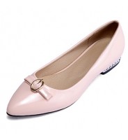 Women's Shoes Flat Heel Pointed Toe / Closed Toe Flats Party & Evening / Dress / Casual Black / Pink / Red / White