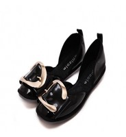 Women's Heels Summer Flats PU Casual Flat Heel Others Black / Pink / Taupe