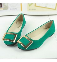 Women's Shoes Flat Heel Pointed Toe Flats Casual Green/Pink/Purple