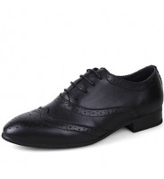 Size 38-50 Men's Shoes Casual Leather Oxfords Black / Brown / White