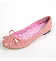 Women's Shoes Leatherette Flat Heel Comfort / Round Toe Flats Casual Pink