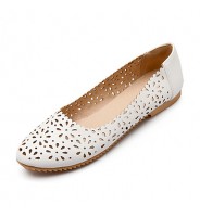 Women's Shoes Flat Heel Comfort / Round Toe Flats Dress / Casual Black / Blue / Pink / White