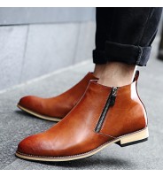 Shoes OfficeCareer / PartyEvening / Casual Leather Boots Black / Brown / Gray