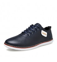Men's Shoes PVC Outdoor / Office & Career / Casual Oxfords Outdoor / Office & Career / Casual Flat Heel Black / Blue / White