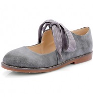 Women's Shoes Low Heel Heels / Round Toe Heels Dress / Casual Red / Gray / Almond