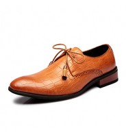 Men's Shoes Office & Career / Party & Evening / Casual Leather Oxfords Black / Brown